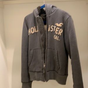 Hollister hooded, Sherpa-lined jacket.  Size Small